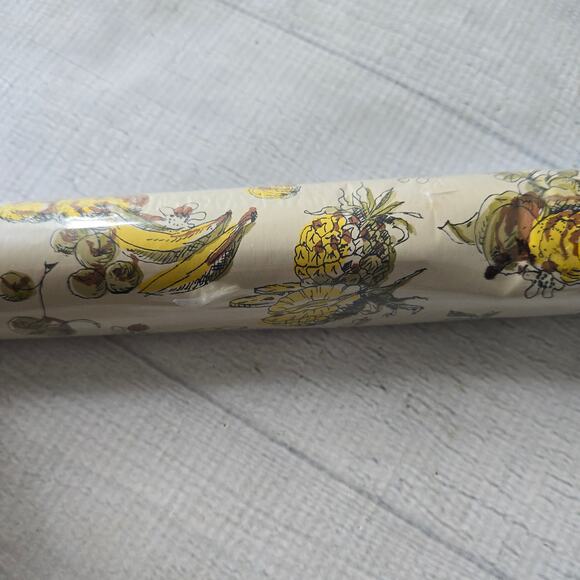 Vintage Contact Paper Roll Heritage #9783 Fruit Print Self-Adhesive - Picture 1 of 6